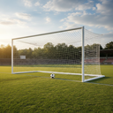 Voetbaldoelnetten - 4mm PES - 7,50 m breed, 2,5 m hoog, diepte 2,00 m boven en 2,00 m onder 