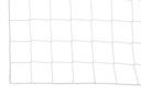 Handbal / Zaalvoetbal doelnetten - 4 mm PES - 3,10 m breed, 2,10 m hoog, diepte 0,80 m boven en 1,00 m onder - wit