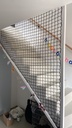 Net - 3 mm PP knooploos -maas 4,5 cm - omzoomd