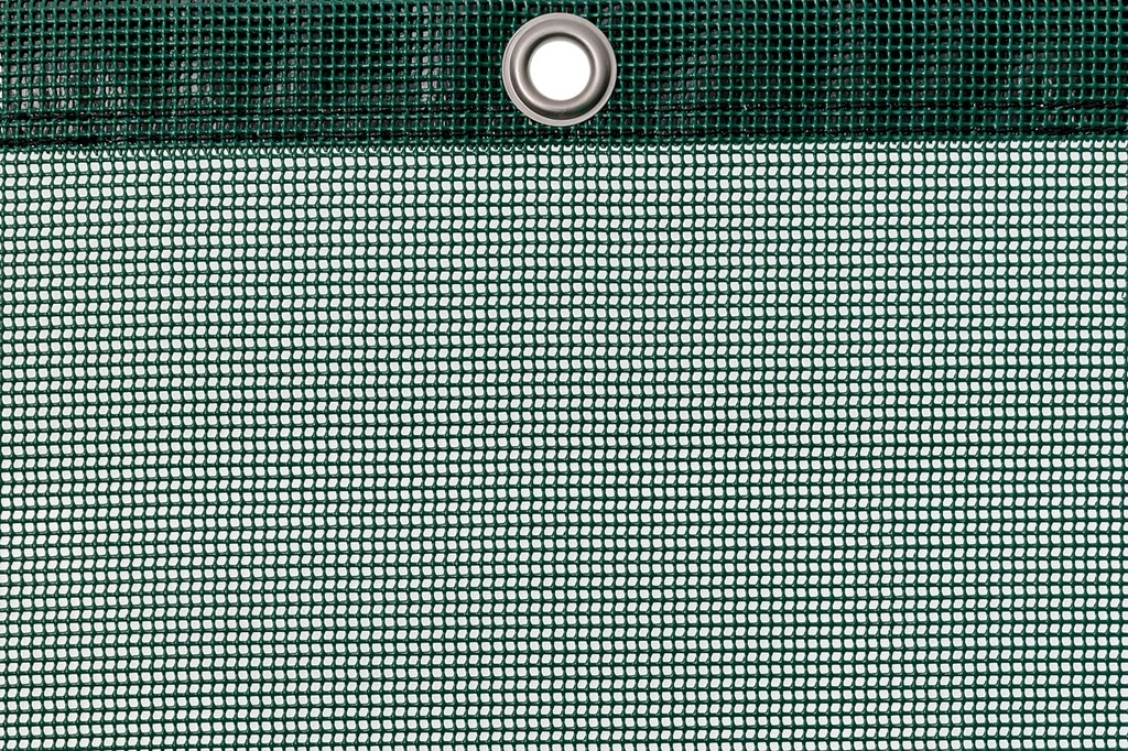 Bâche - PES/PVC 550 g/m² - oeillets tous les 50 cm - vert