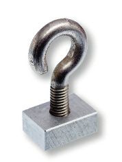 Edelstahlhaken mit Aluminium-Rechteckblockmutter