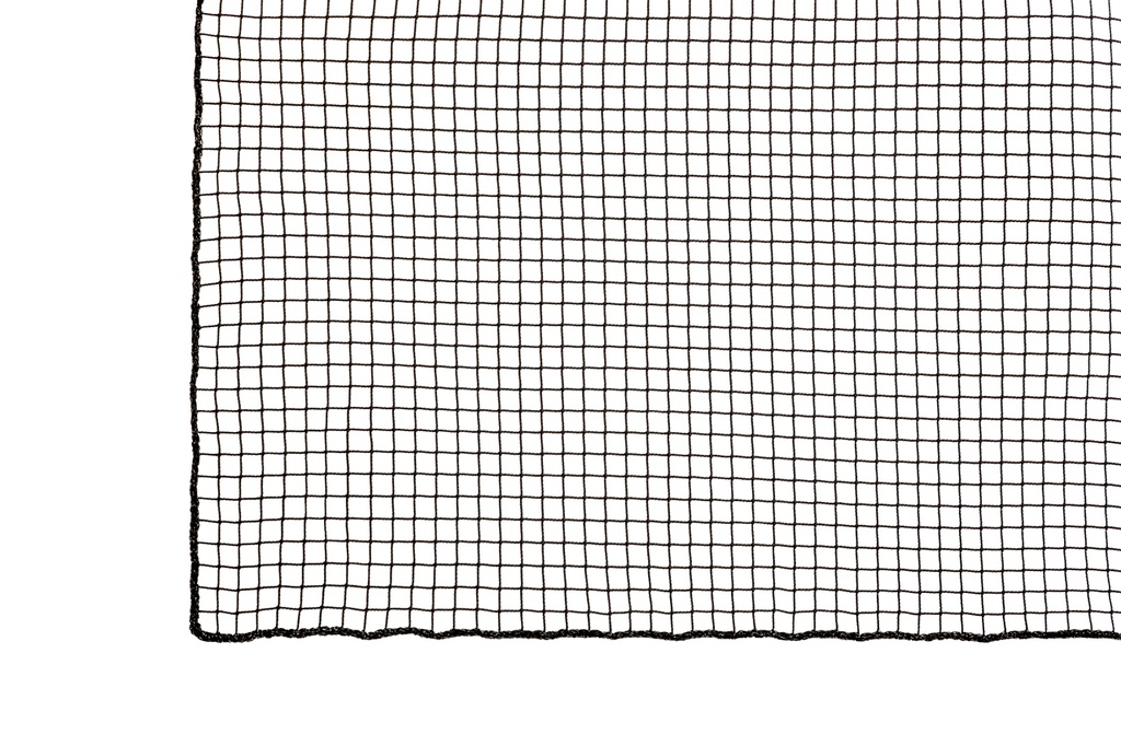 Badminton training net 1.8 mm PP - mesh 1.8 cm - custom length, height 0.76 m - black