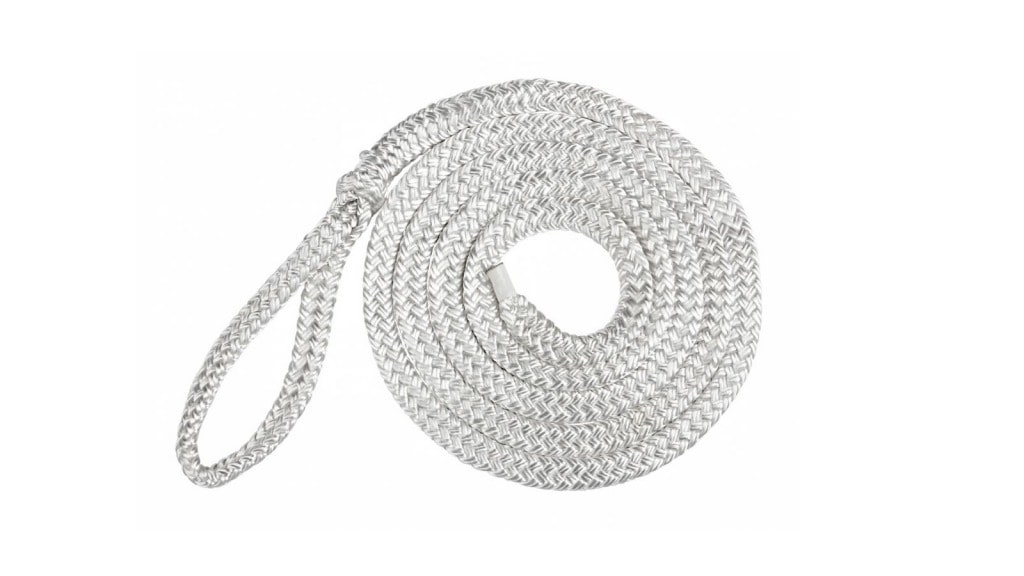 Fastening rope - 12 mm polyamide - with a loop on 1 side - 2.50 m long - breaking strength 30 kN