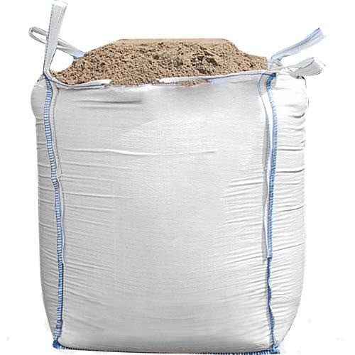 Big bag - PP - 90 x 90 x 110 cm - SWL 1 T - met 4 heflussen - boven open - onder gesloten