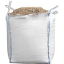 Big Bag - PP - 90 x 90 x 130 cm - Tragfähigkeit 1,5 T - mit 4 Hebeschlaufen - oben offen - unten geschlossen