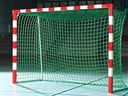 Handbal / Zaalvoetbal doelnetten - 4 mm PP - 3,10 m breed, 2,10 m hoog, diepte 0,80 m boven en 2,00 m onder - groen