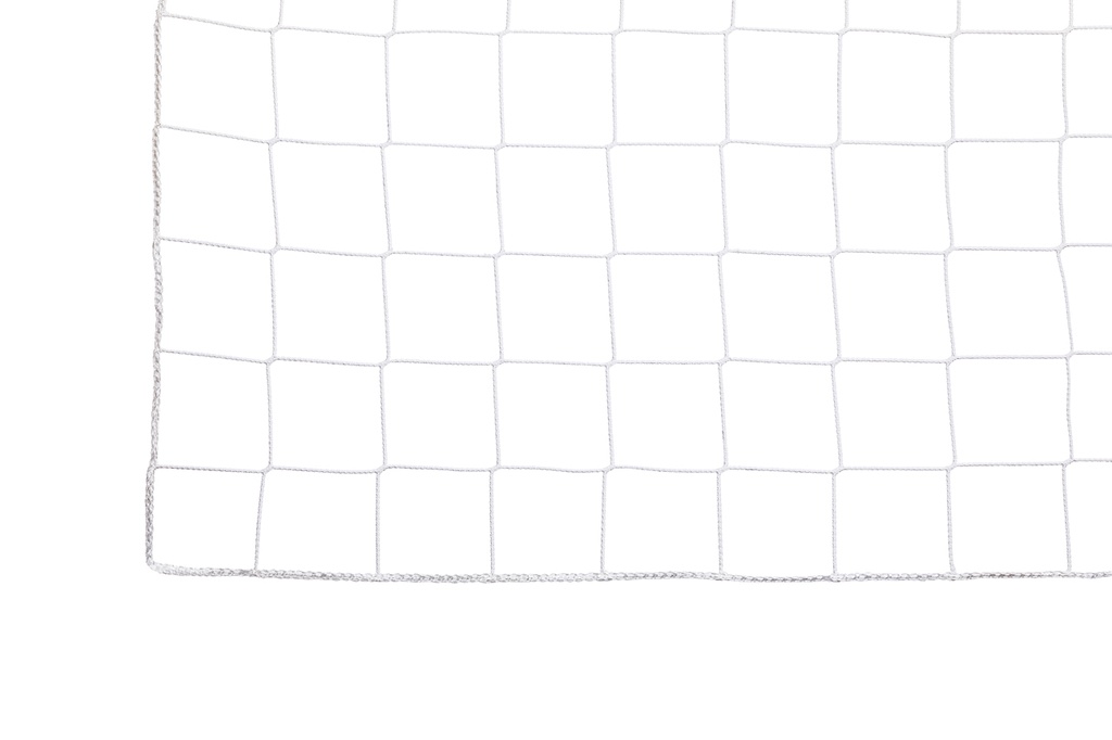 Eco Net - 3 mm PLA -  knooploos - maas 10 cm - wit - omzoomd