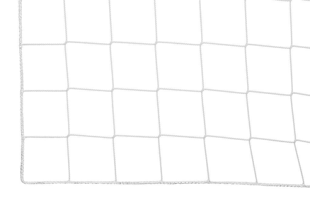 Filet Eco - 4 mm PLA sans noeuds - maille 10 cm - blanc - bordé