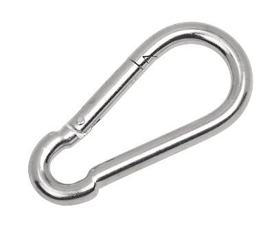 Verzinkter Karabiner - 60 mm x 6 mm