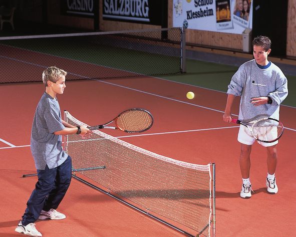Mini tennis nets - mesh 3 cm - 3.00 m long, 0.70 m high - 1.5 mm PP - black