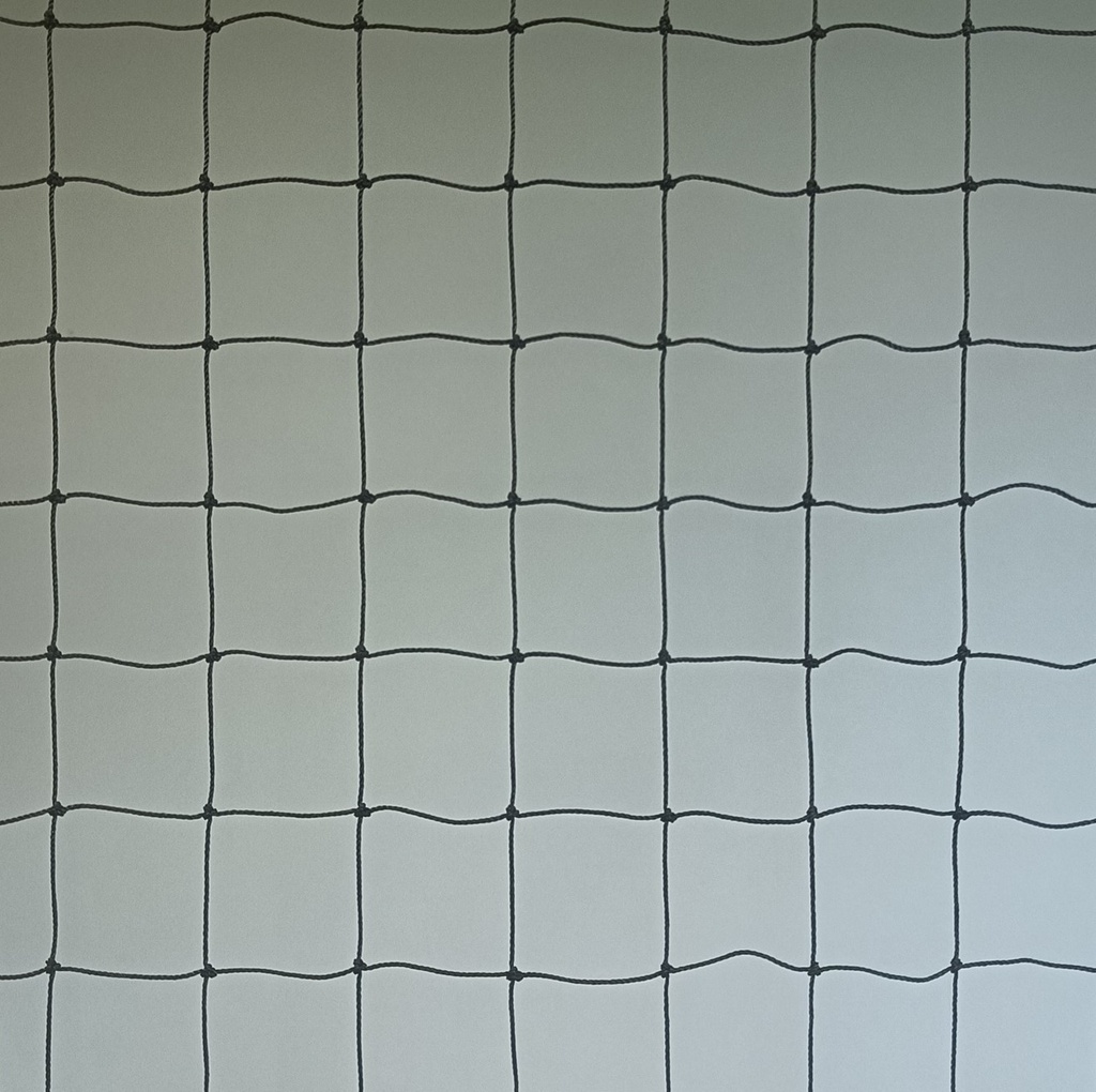 Net - 1.2 mm PE knotted - 3 x 5 x 380d - mesh 5 cm - black - bordered