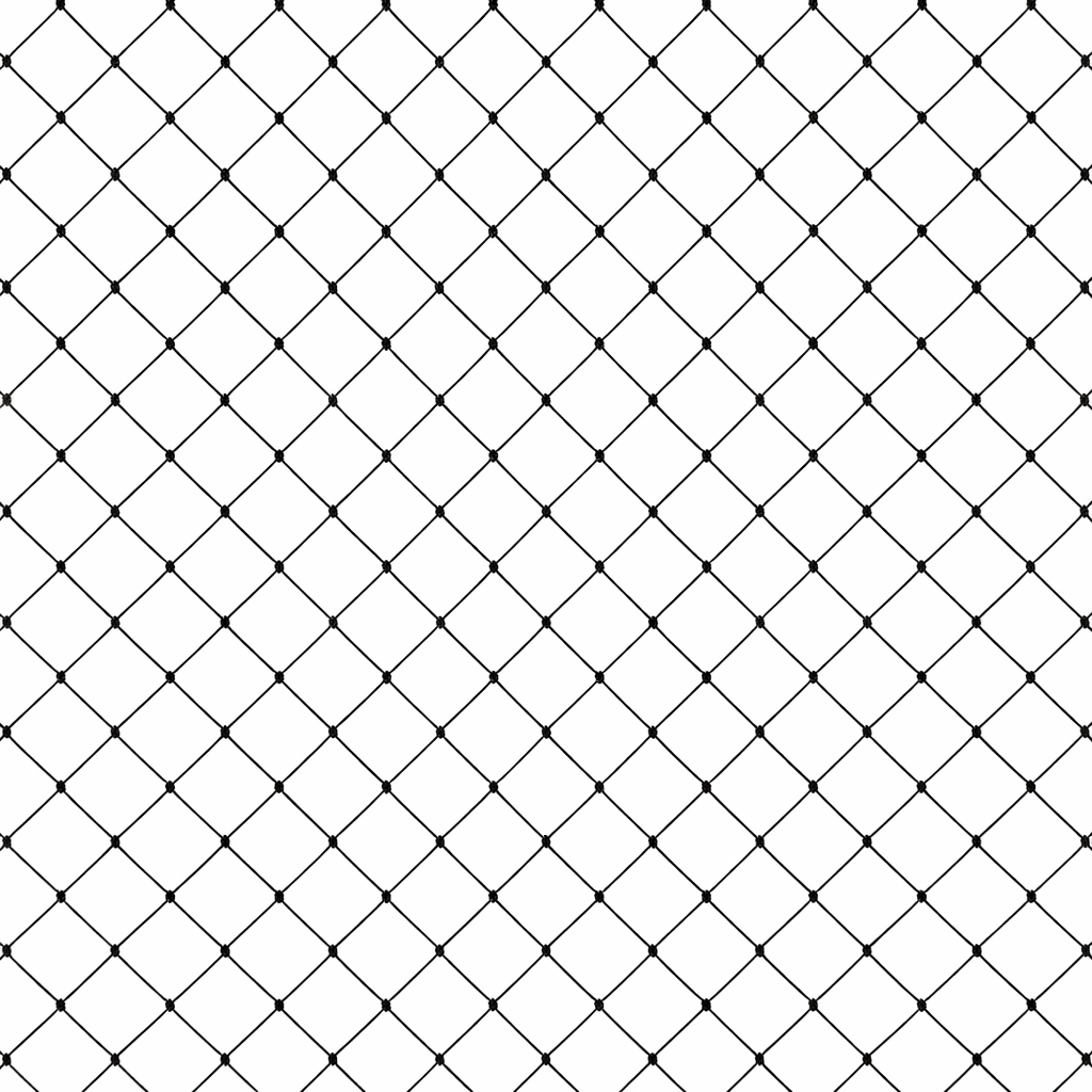 Net - 1,2 mm PE geknoopt - 3 x 5 x 380d - ruitmaas 3,5 cm - zwart - niet omzoomd