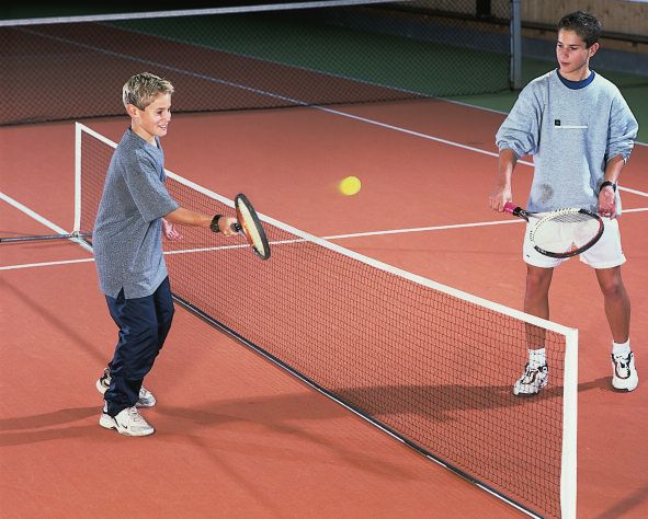 Pfostensatz für Mini-Tennisnetz 0,7 x 6 m