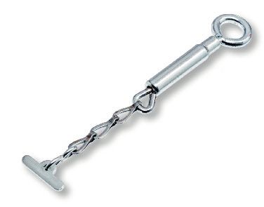 Galvanized tension screw for adjuster strap