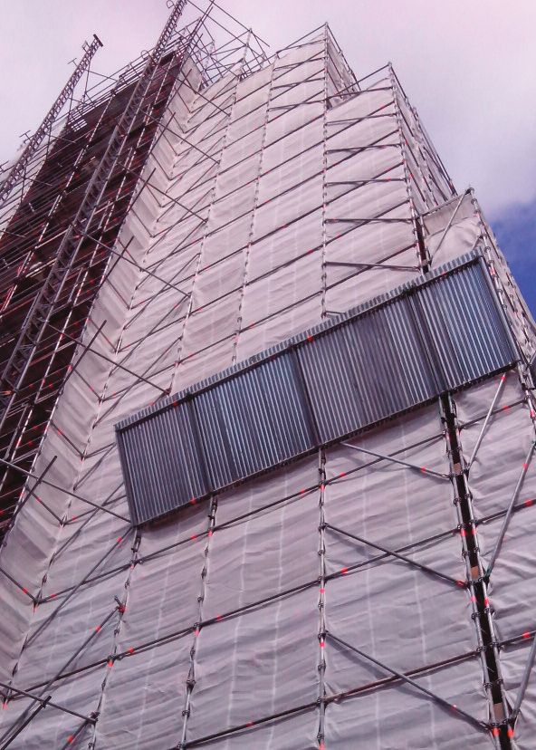 Stofdoek 140g/m² - 2,57 x 50 m - wit