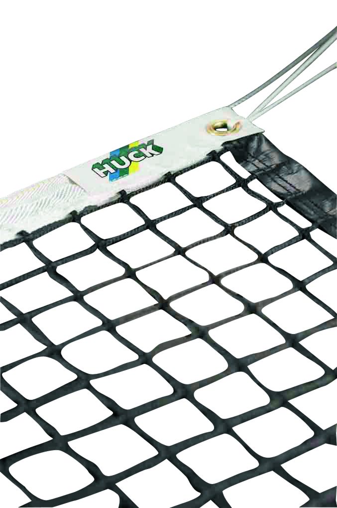 Tennis net coated - 12.72 x 1.07 m - 4 mm PES - black