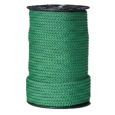 Braided rope - 8 mm PP - 100 m - green
