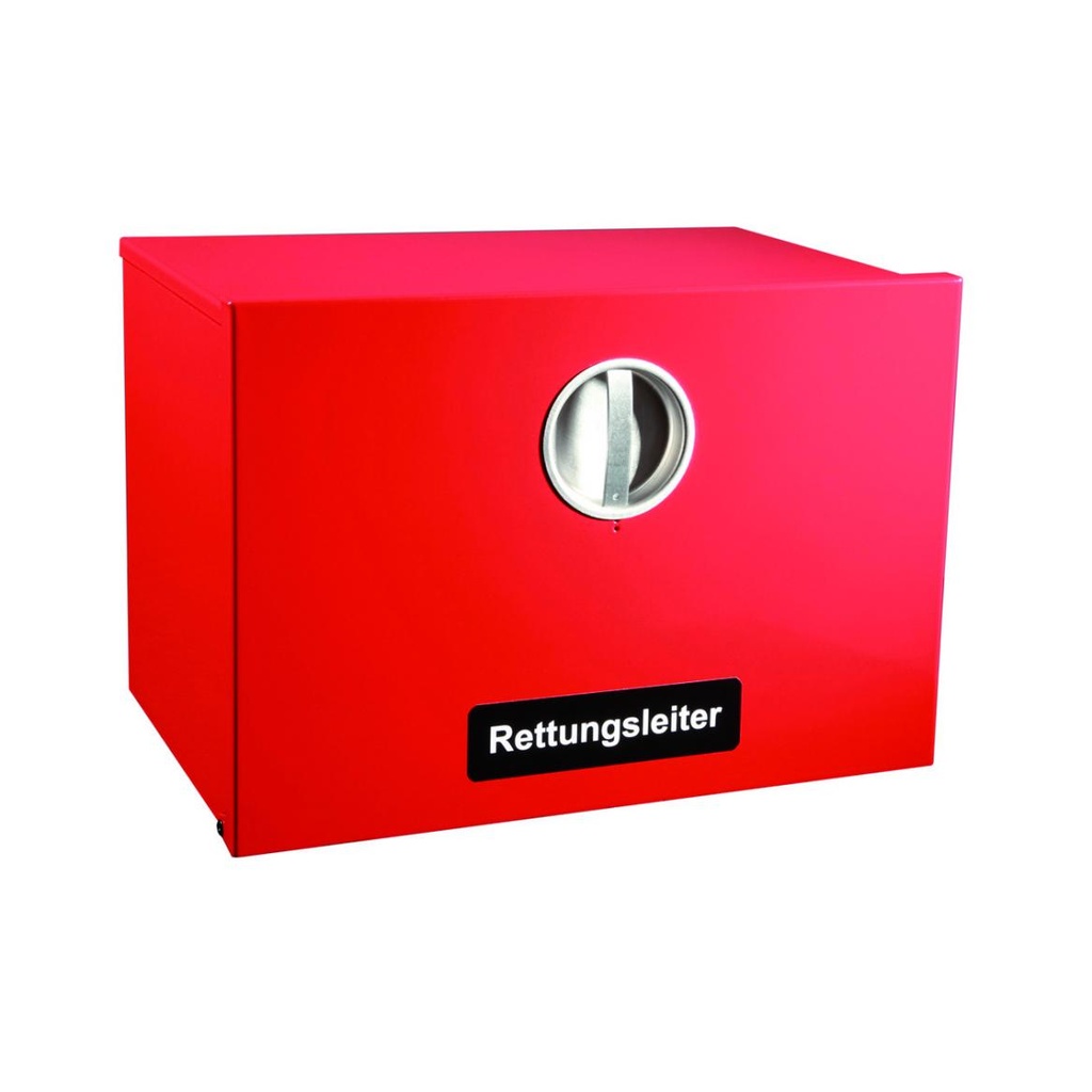 Wall box for escape ladder