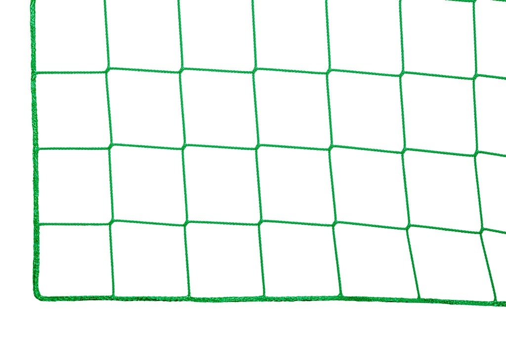 Football goal nets - 4 mm PP - 7.50 m wide, 2.5 m high, depth 0.80 m above and 1.50 m below