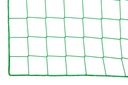 Football goal nets - 4 mm PP - 7.50 m wide, 2.5 m high, depth 0.80 m above and 2.00 m below