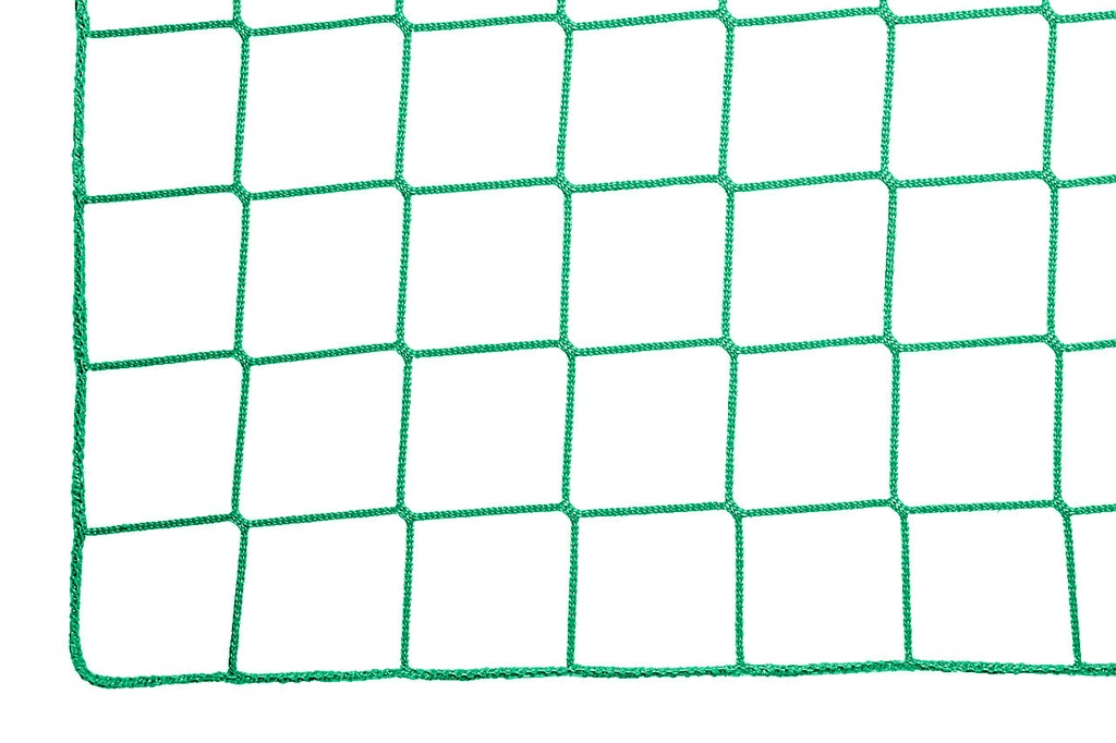 Fußballtornetze - 5mm PP - 7,50 m breit, 2,5 m hoch, Tiefe 0,80 m oben und 1,50 m unten
