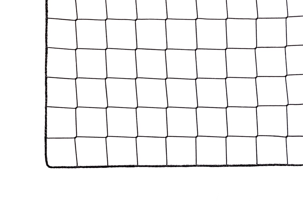 Eco Net - 3 mm gerecycleerd  PES -  knooploos - maas 10 cm - omzoomd