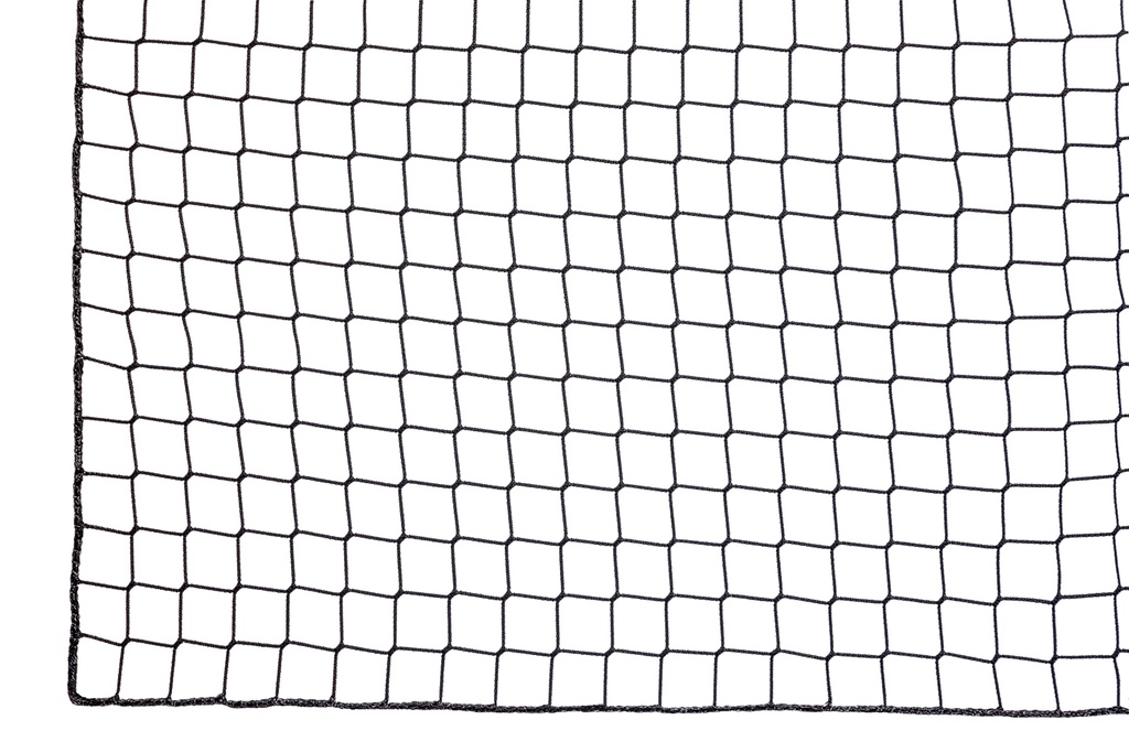 Filet Eco - 3 mm PES recyclé sans noeuds - maille 4,5 cm - bordé