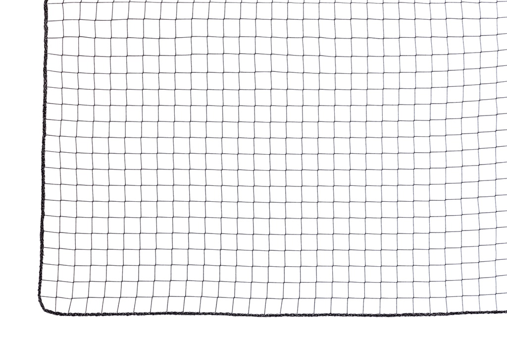 Net - 1,5 mm PP knooploos - maas 3 cm - omzoomd