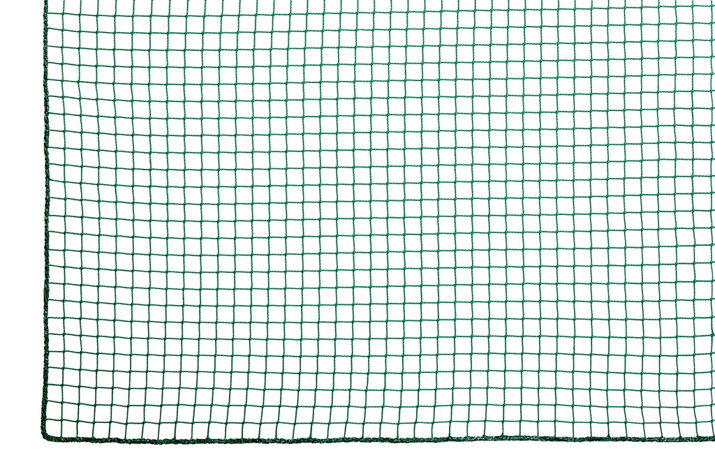 Net - 2,5 mm PP knooploos - maas 2,5cm - omzoomd - brandvertragend