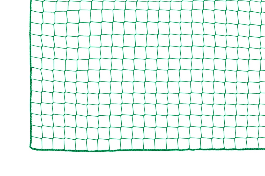 Filet - 2,5 mm PP sans noeuds - maille 4,5 cm - bordé