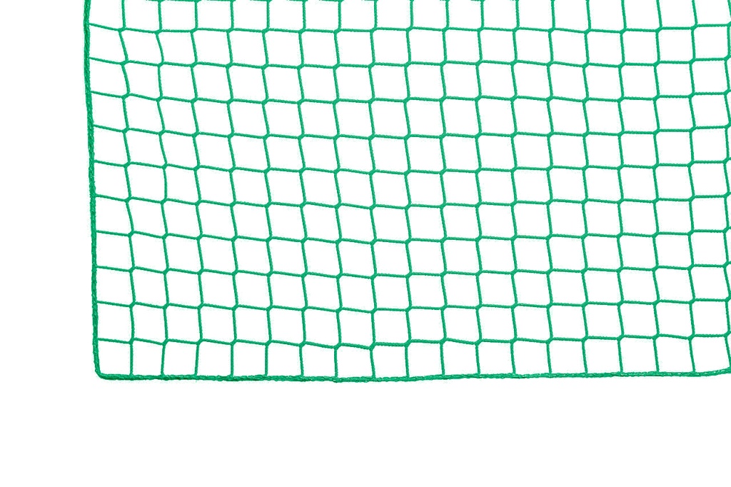 Net - 3 mm PP knooploos -maas 4,5 cm - omzoomd