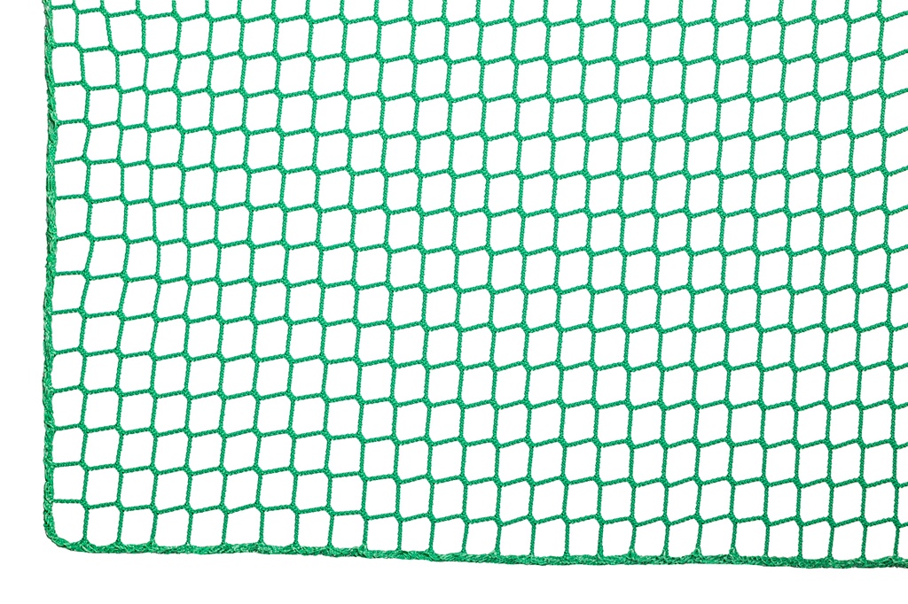 Net - 4 mm PP knooploos - maas 3 cm - omzoomd