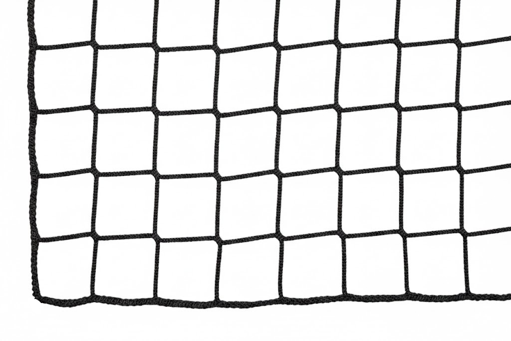 filet - 5 mm PP sans noeuds - maille 10 cm - bordé - ignifugé