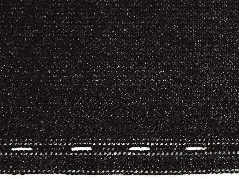 Filet brise-vue 90% PE tricotée avec rangée d'oeillets renforcés - 25 x 1.25 m