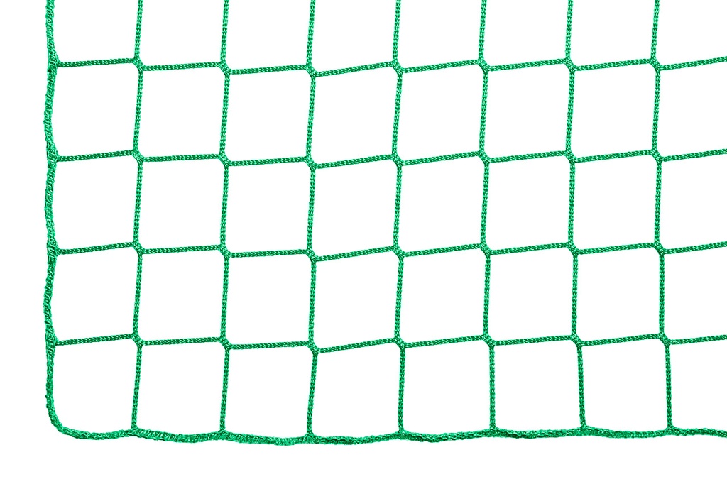 Zijwandveiligheidsnet conform EN1263-1- type U - klasse A2 - 5 mm PP - energie opname ± 9,0 kJ - minimale breeksterkte 3,2 kN - maas 10 cm - 1,50 m x 10 m 