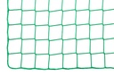 Zijwandveiligheidsnet conform EN1263-1- type U - klasse A2 - 5 mm PP - energie opname ± 9,0 kJ - minimale breeksterkte 3,2 kN - maas 10 cm - 2,00 m x 5 m - met spanbanden om de  75 cm (20 stuks/net)