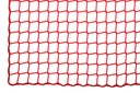 Side wall safety net in accordance with EN1263-1 - type U - class A1 - 5 mm PP - energy absorption ± 9.0 kJ - minimum breaking strength 3.2 kN - mesh 6 cm - 2.00 m x 5 m - with Isilink binders every 75 cm (20 pieces/net)