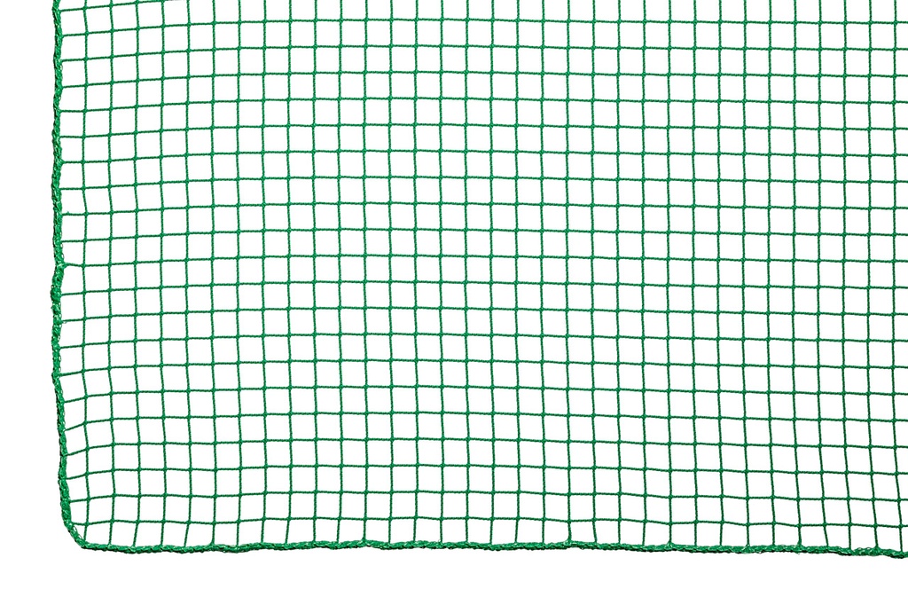 Net - 2.5 mm PP knotless - mesh 2.5 cm - dark green - bordered