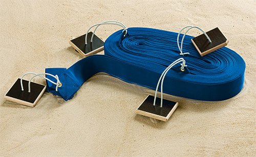 [10191] Beachsoccer speelveldmarkering - 36,50 m x 27,50 m - 100 mm - blauw