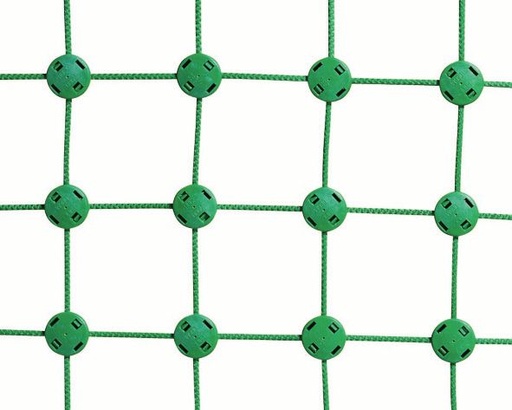 Clips net - 5 mm PP with steel core 2.5 mm - mesh 10 cm