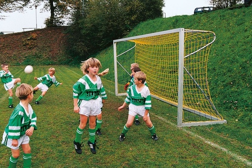 Filets de but de football diablotins - 5,15 m x 2,05 m - profondeur haut 1,00 m, bas 1,00 m - 4 mm PP