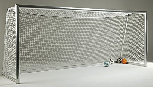 Junioren voetbaldoelnetten maas 6 cm - 4 mm PP - 5,15 m breed, 2,05 m hoog, diepte 0,90 m boven en 2,00 m onder 