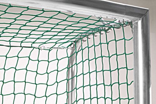 [996S] Antivandalisme voetbaldoelnetten - 4,75 mm mahulan steel - maas 10 cm - op maat