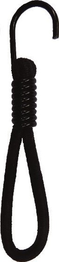 [2124] Elastic tension loop with hook Ø 6 mm - 13 cm long