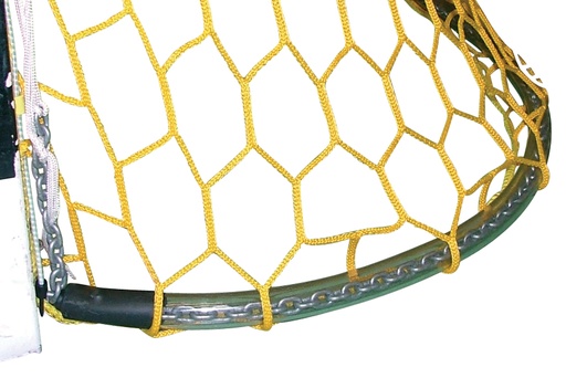 [1193] Kettenbeschwerung für Tornetze - 5,00 m lang, für Tiefe unter 1,00 m - 800 g/m Kette im PVC-Schlauch