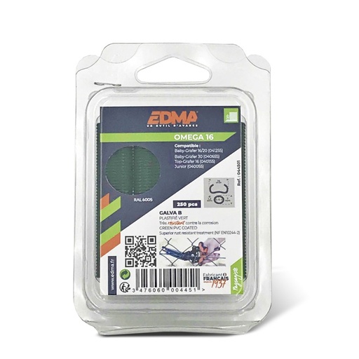 Staples OMEGA 16 - 250 pieces
