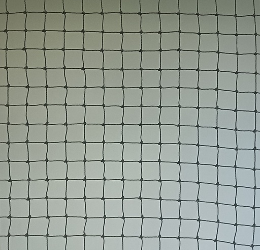 [1030-025-06] filet - 1,2 mm PE noués - 3 x 5 x 380d - maille 2,5 cm- noir - bordé