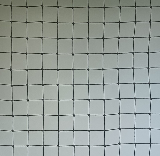 [1030-030-06] Net - 1.2 mm PE knotted - 3 x 5 x 380d - mesh 3 cm - black - bordered