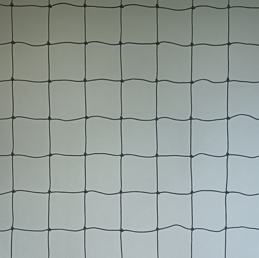 [1030-050-06] Net - 1,2 mm PE geknoopt - 3 x 5 x 380d - maas 5 cm - zwart - omzoomd