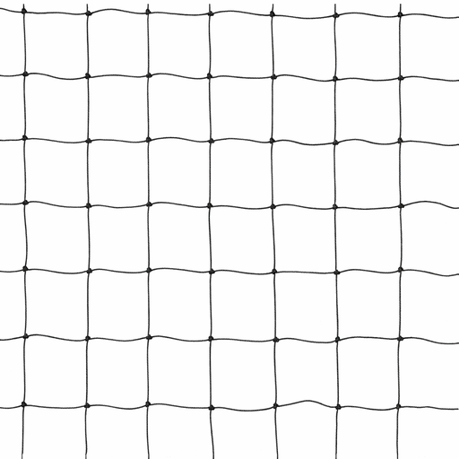 [1030-050-06] Netz - 1,2 mm PE geknotet - 3 x 5 x 380d - Maschenweite 5 cm - schwarz - eingefasst